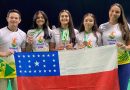 Dupla feminina do ‘Manaus Olímpica’ conquista três medalhas de prata no Circuito Nacional de Badminton, em Curitiba