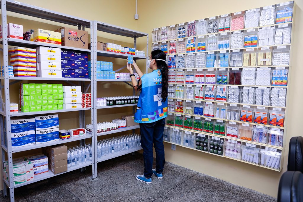 Todas as UBSs contam com uma farmácia