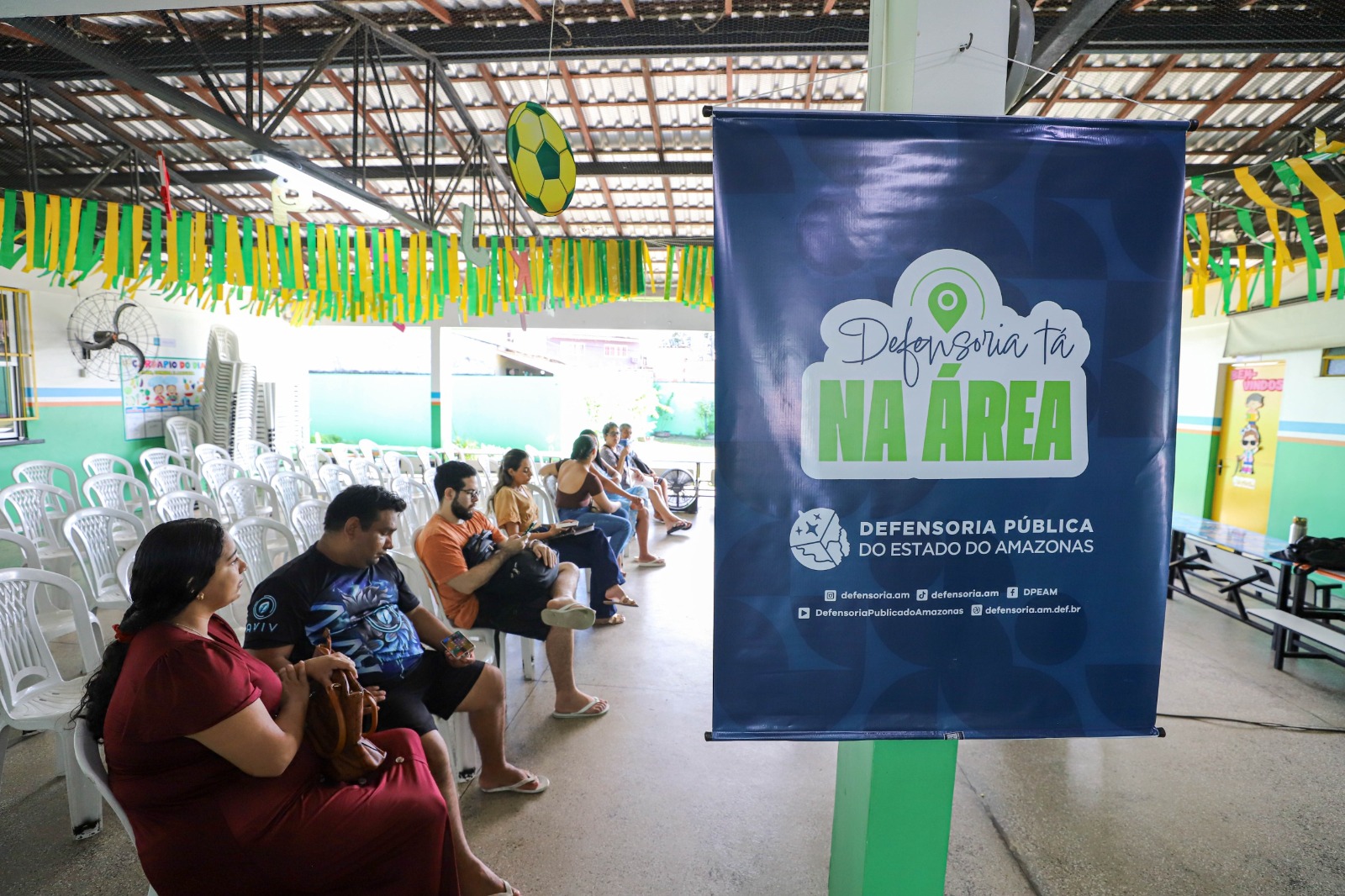 Defensoria no Amazonas amplia acesso à justiça com mutirão no Gilberto Mestrinho